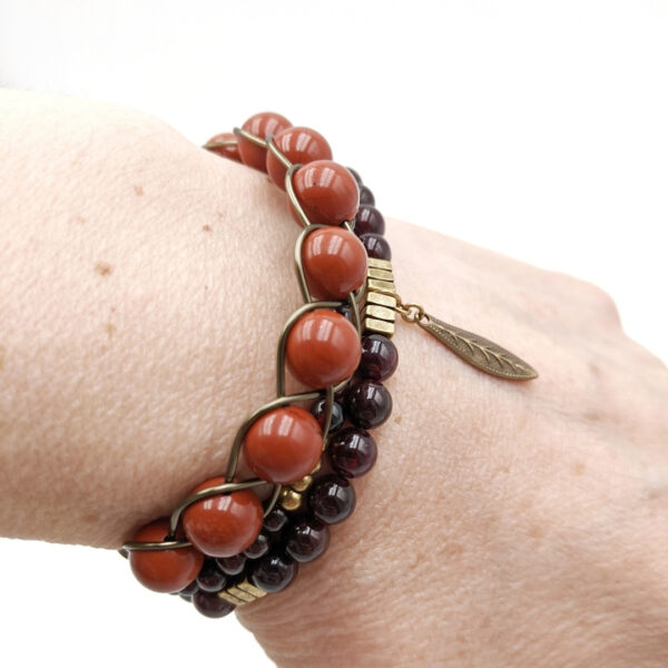 bracelet-tresse-bronze-jaspe-rouge